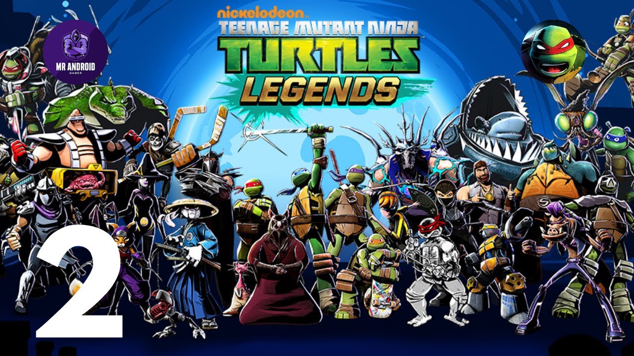 TMNT Legends Gameplay Walkthrough Part 2 – Chapter 2: Stages 1-6 | Android Battle RPG Adventure