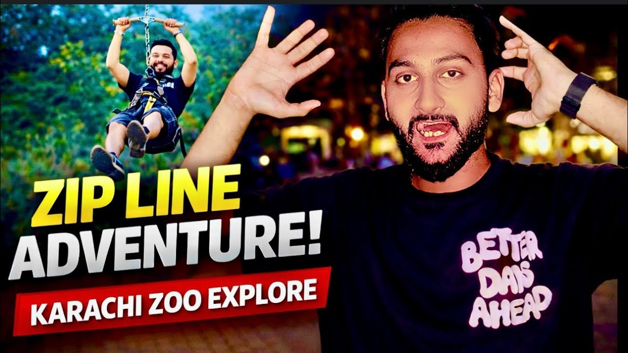 Karachi Zoo Zip Line Adventure | Full Zoo Explore🐘🐯
