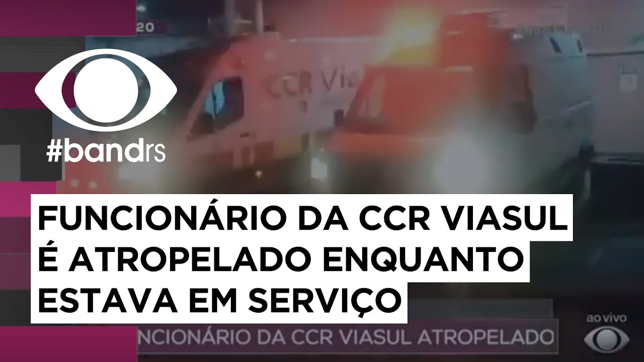 CCR Viasul: funcionário é atropelado em serviço