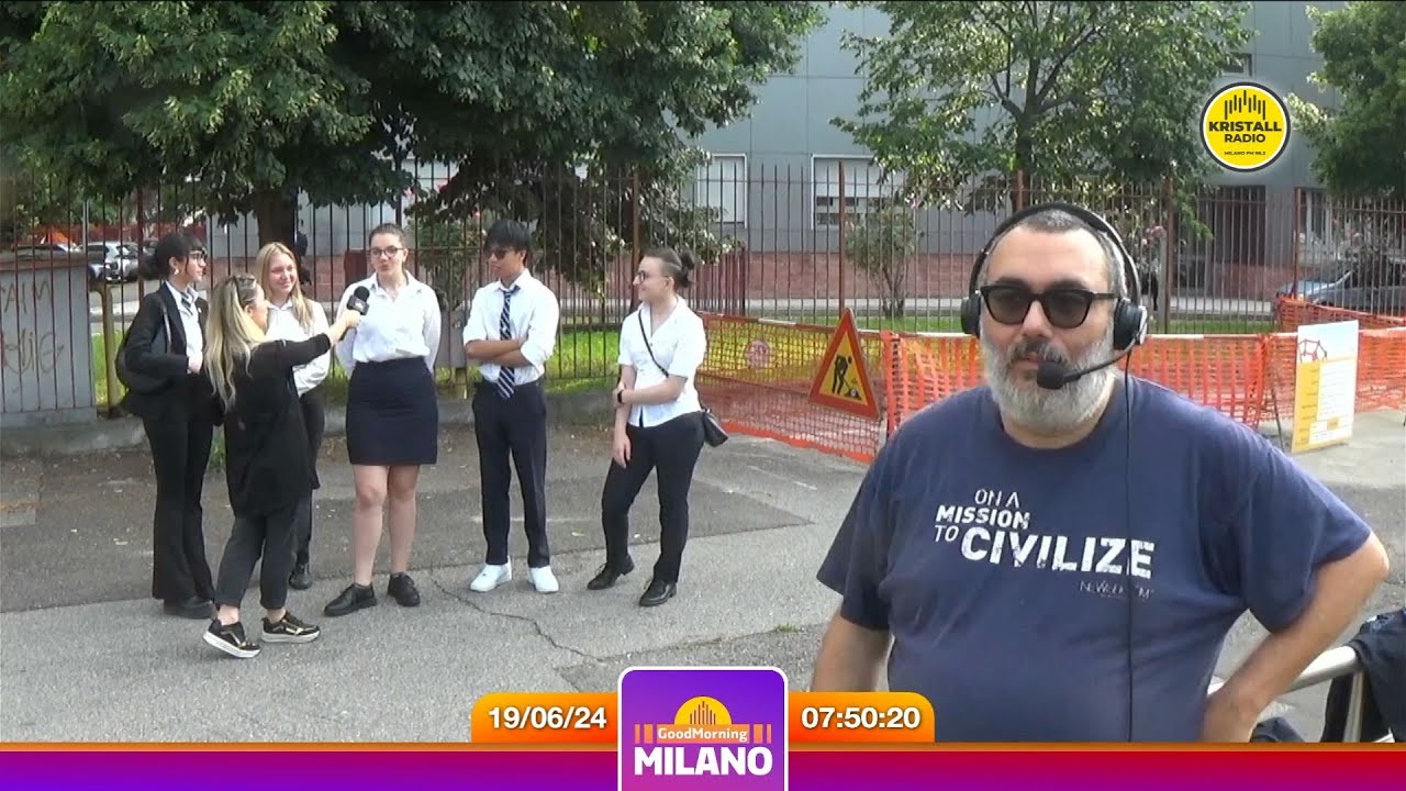 Il primo giorno di Maturità, in diretta dal Carlo Porta di Milano - GoodMorning Milano 19/06/24