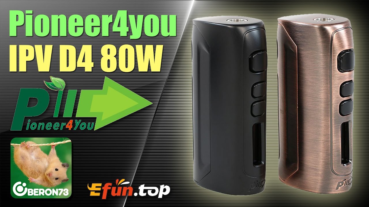 Pioneer4you IPV D4 80W. Эргономичный боксмод на плате YiHi.