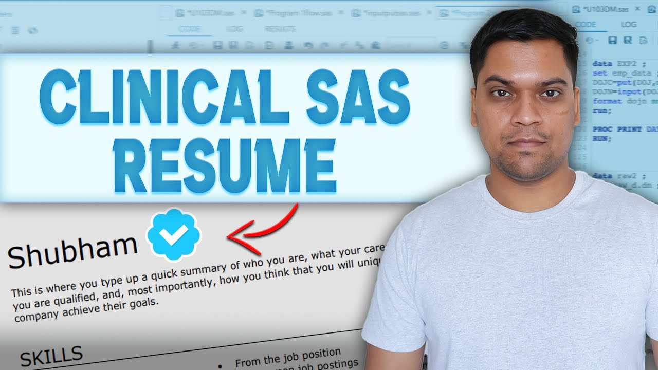 How to Create CV for Clinical SAS Role