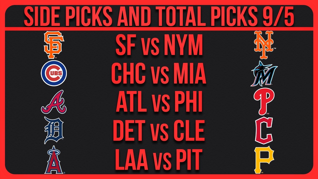 MLB Picks Today Saturday 9/5/26 MLB Picks & Predictions Today (1/3)