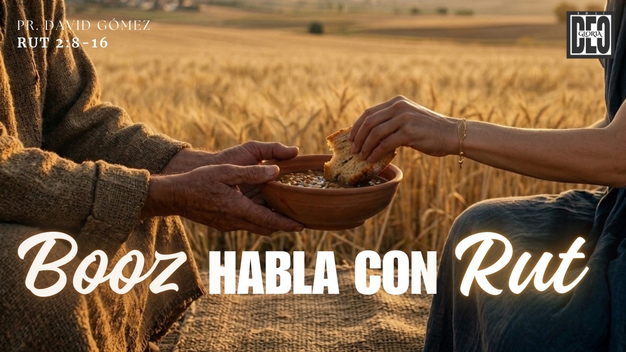 Booz habla con Rut. Rut 2:8-16 | Pr. David Gómez. ISDG