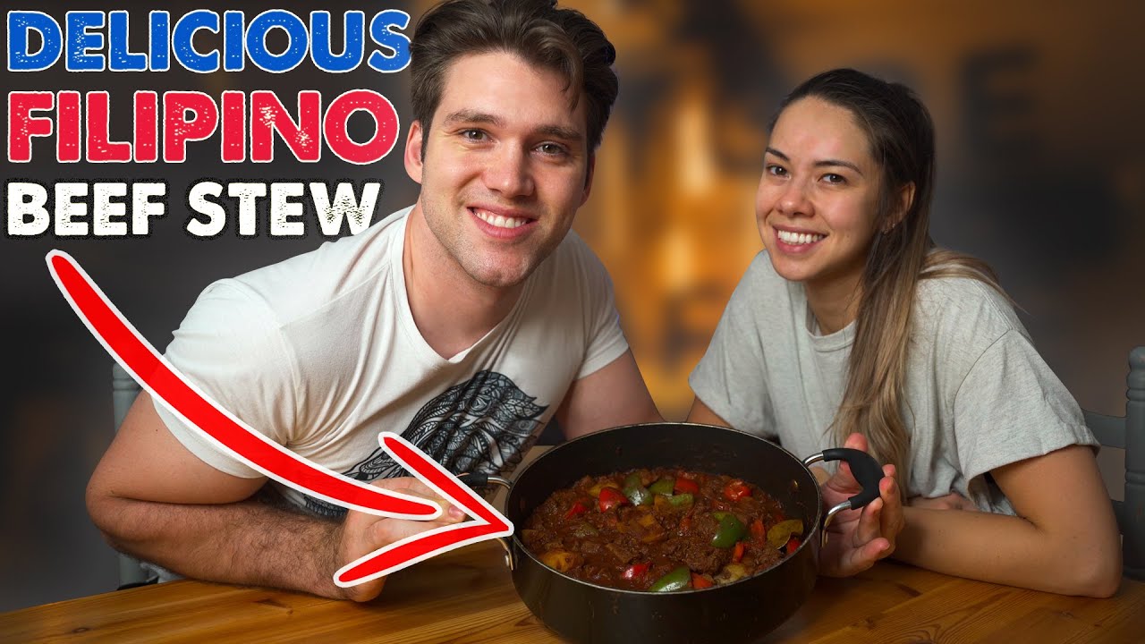 MAKING BEEF MECHADO! FIRST TIME TRYING TRADITIONAL FILIPINO FOOD!
