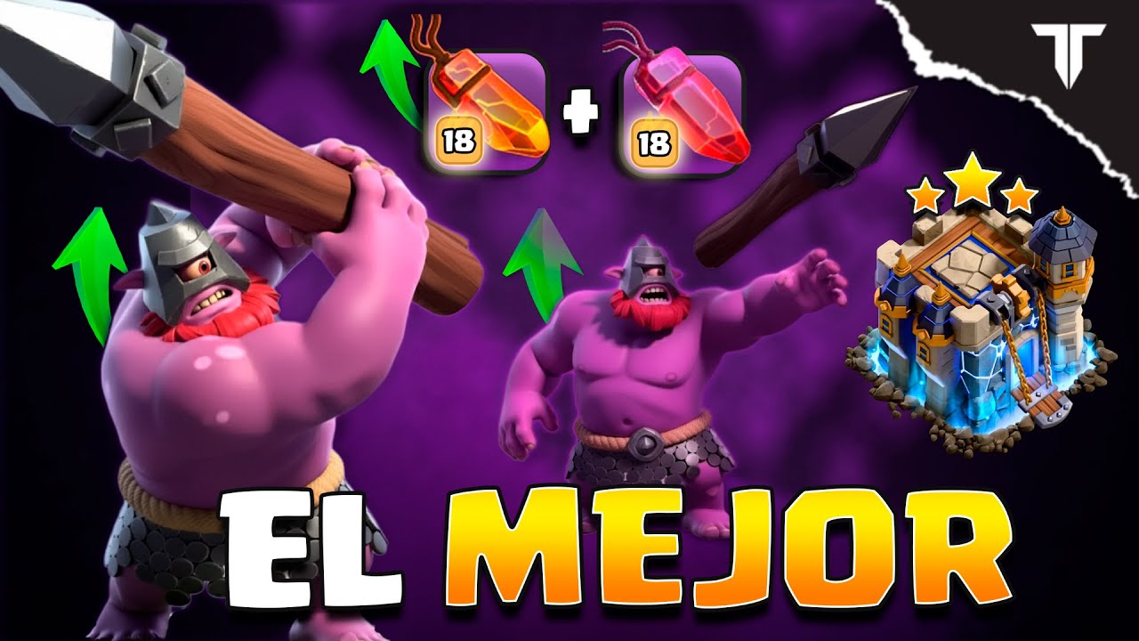 😱 MUY FUERTE! El MEJOR ATAQUE de Clash Of Clans tras los cambios de balance!
