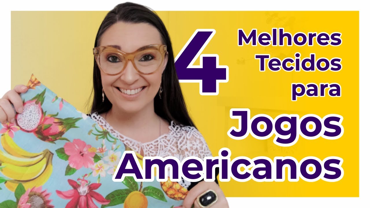 4️⃣ Melhores Tecidos para Jogos Americanos | Fê Cordeiro