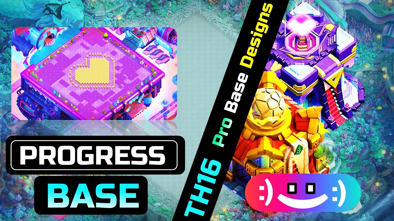 New! TH16 Progress Base and Showcase Base with Link! COC TH16 Funny Troll Base 2024