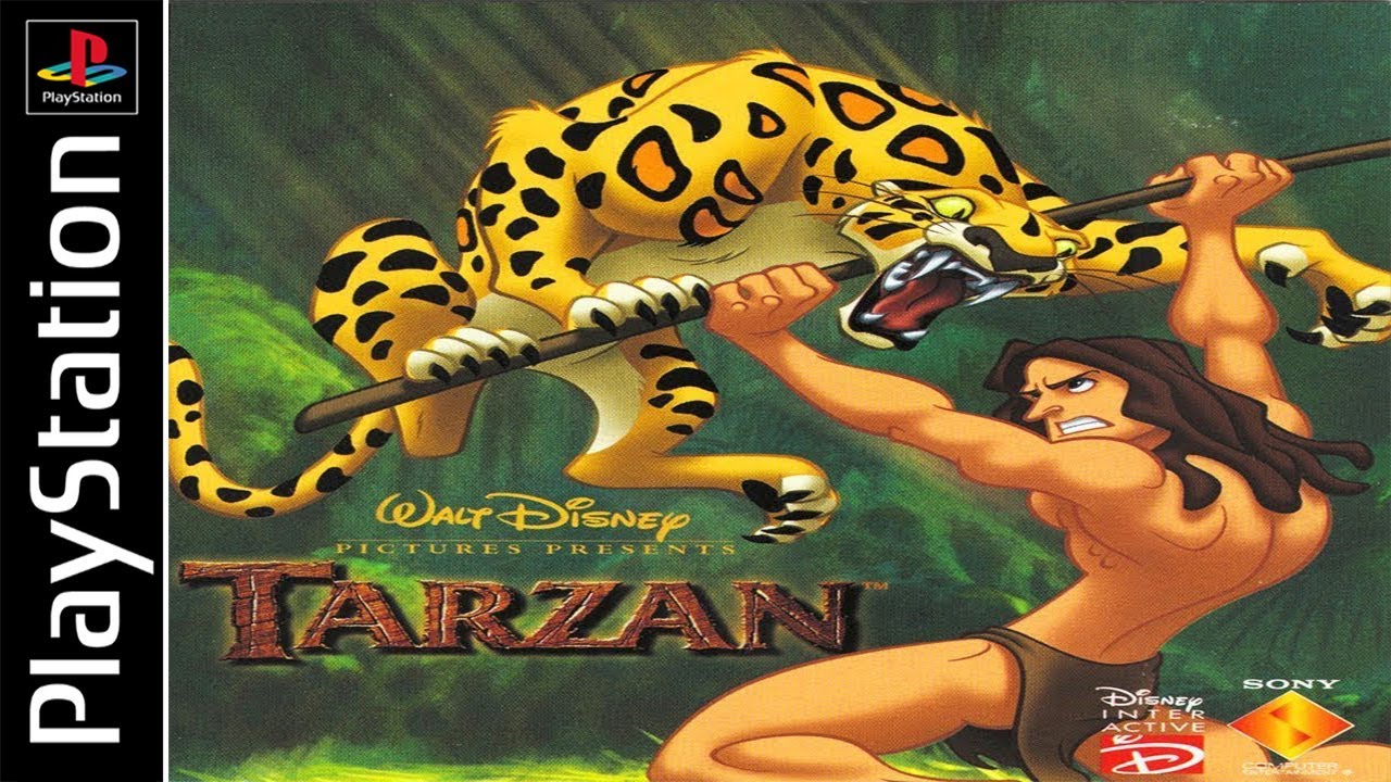 Disney's Tarzan - Story 100% - Full Game Walkthrough / Longplay (PS1)