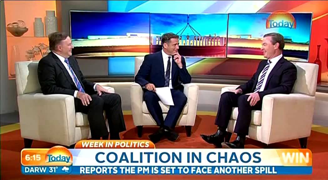 Anthony Albanese and Christopher Pyne on The Today Show - 27 February 2015