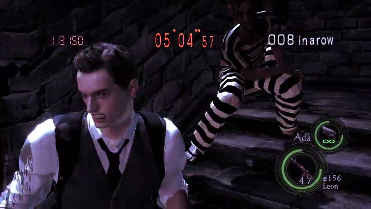 Resident Evil 5 Mansion Mercenaries with Leon and Ada