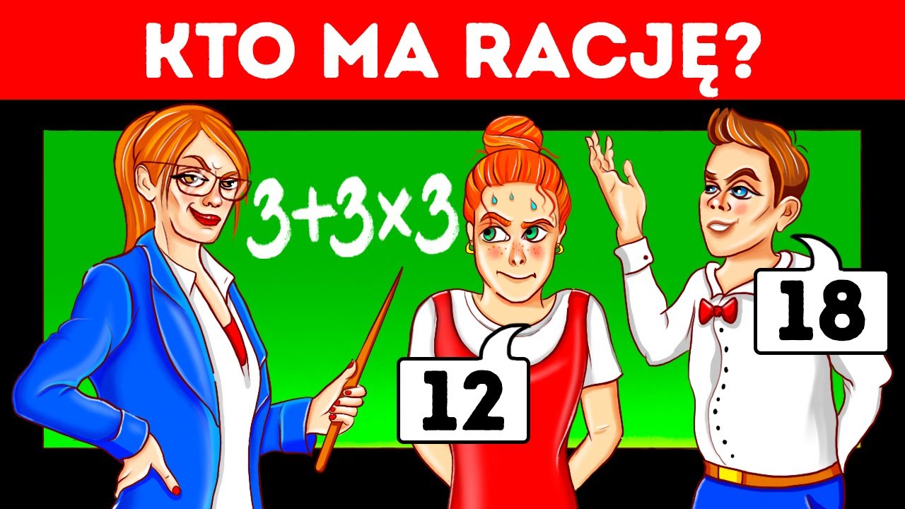 Matematyczne Zagadki, Czy Rozwiążesz Wszystkie, By Nazwać Się Geniuszem?