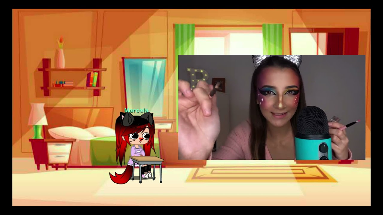 Gacha club |Marcela es maquillada por @Ralladamente