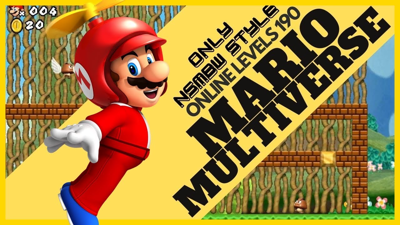 (ONLY NSMBW THEME STYLE) MARIO MULTIVERSE v 7.1 - ONLINE LEVELS 190