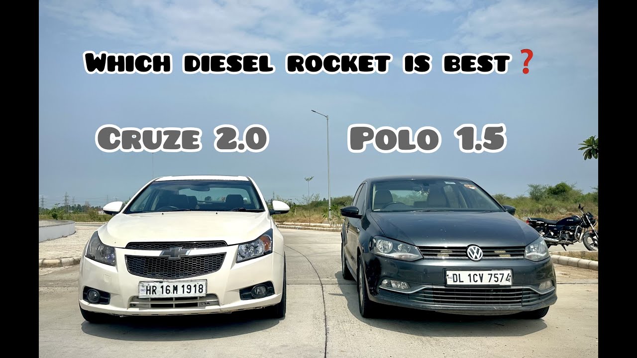POLO 1.5 TDI  VS CRUZE 2.0  || DRAG RACE