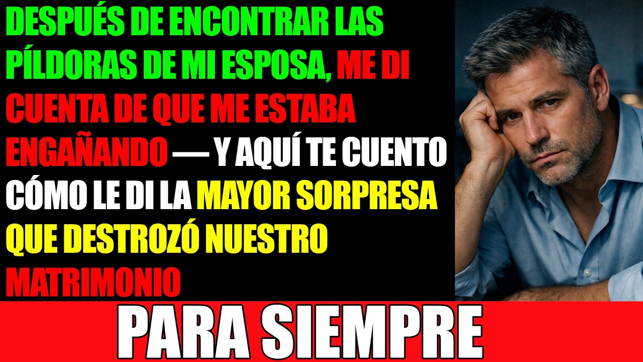 Después de encontrar las pastillas de mi esposa, me di cuenta de que me engañaba Historia de vida
