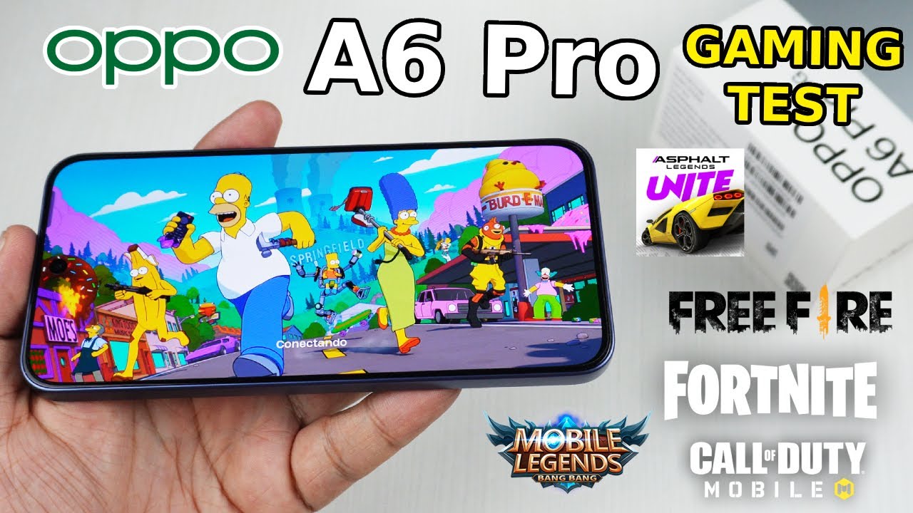 OPPO A6 Pro 5G | Gaming TEST | Fortnite, Free Fire, COD, Mobile Legends y Asphalt Unite