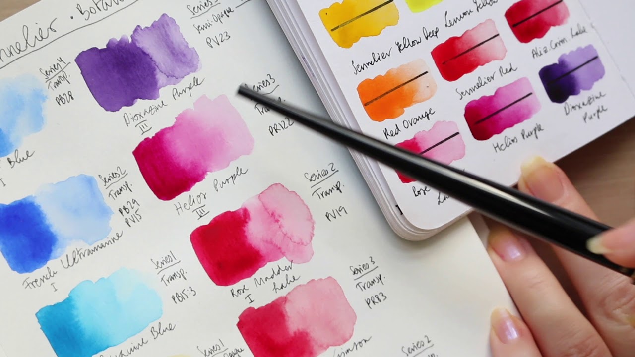 Full Review: Sennelier Botanical Watercolour Set Part 2/2