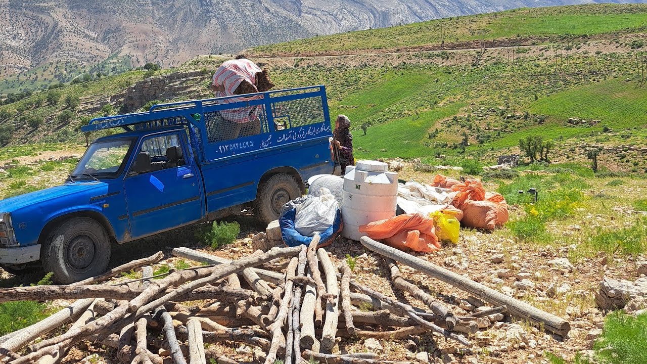 Migrating to the cold region of Golvar | The life of nomads in Iran | Part 2