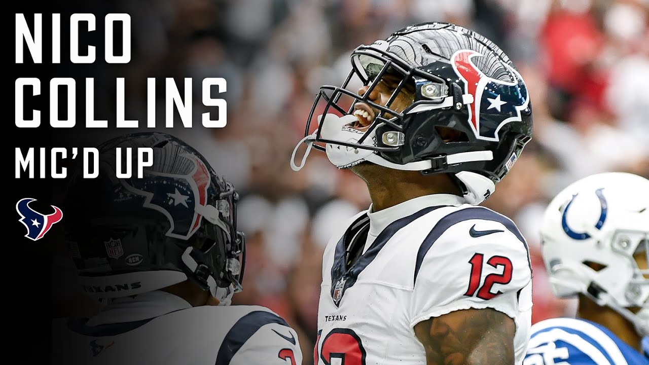 Texans Week 1 Mic'd Up: Nico Collins' funniest moments vs. Indianapolis Colts