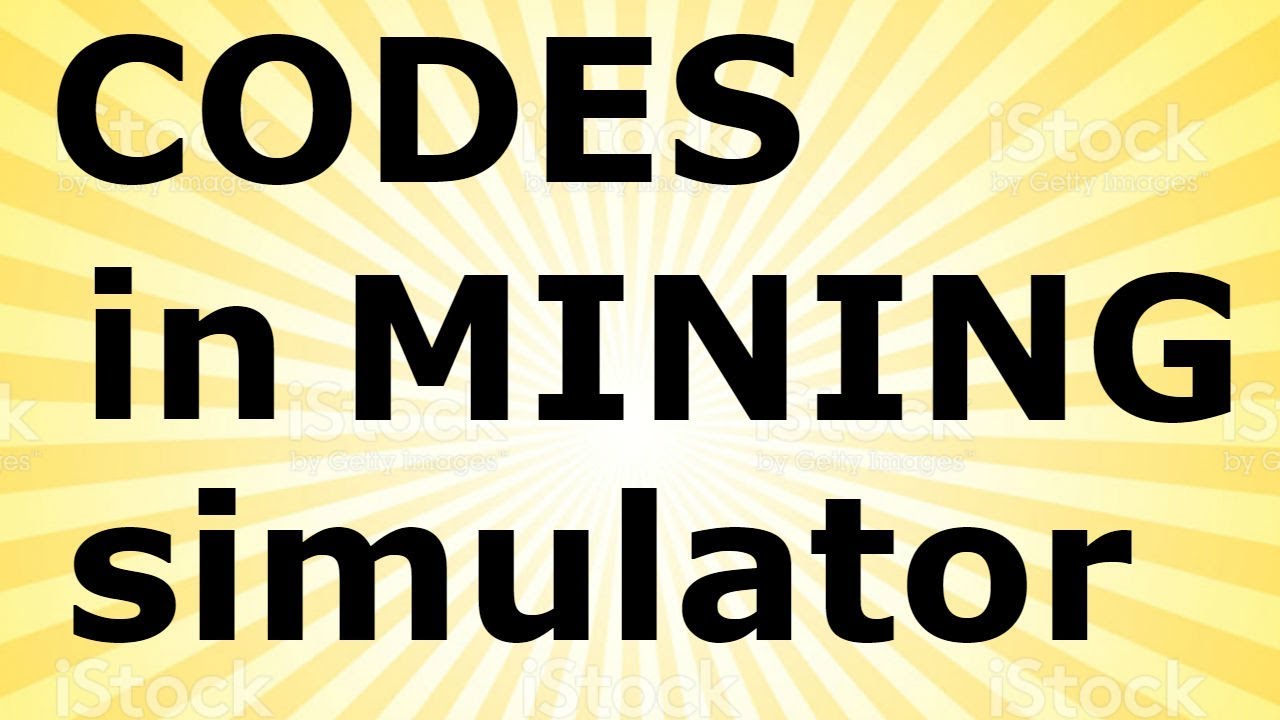 All Codes in Roblox Mining simulator LEGENDARY !!!