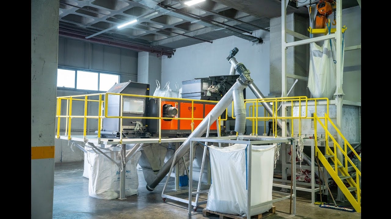 BAS® Eddy Current Separator Plastic Sheet Material Non-Ferrous Metal Separation 