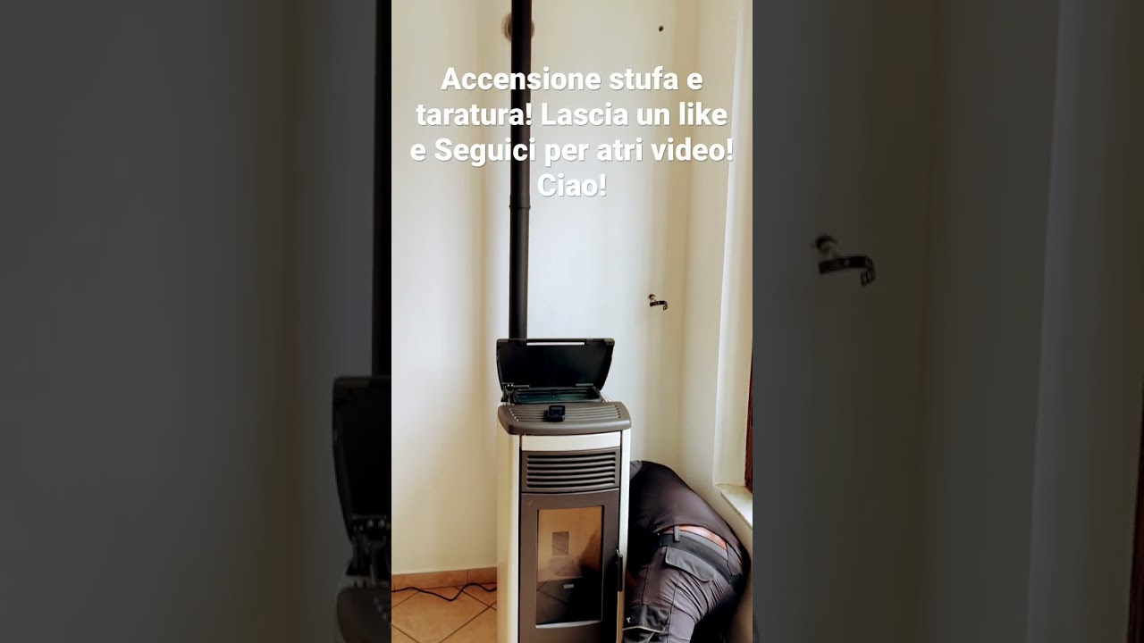 Installazione Stufa a pellet canalizzata ventilata klover 5 stelle! Wifi  e BRACIERE autopulente!
