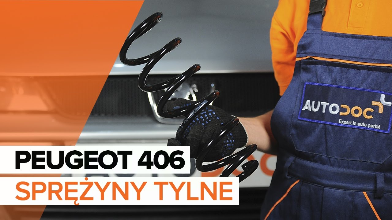 Jak wymienić Sprężyny tylne w PEUGEOT 406 TUTORIAL | AUTODOC