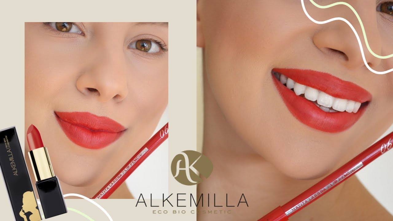 Био червила и моливи Alkemilla Lipstick Swatches | rossetti + mattite labra