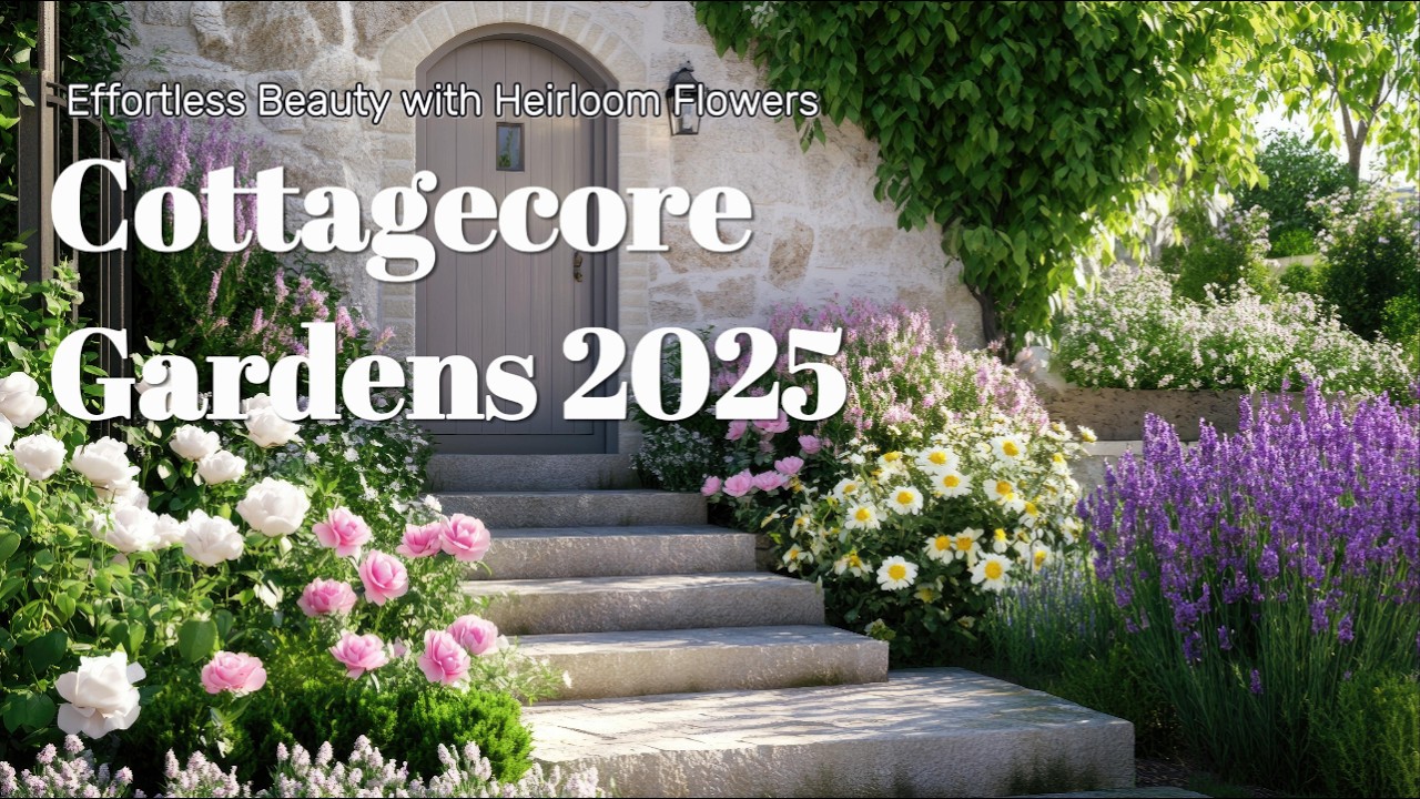 🌿 Cottagecore Gardens 2025: Effortless Beauty with Heirloom Flowers ✨