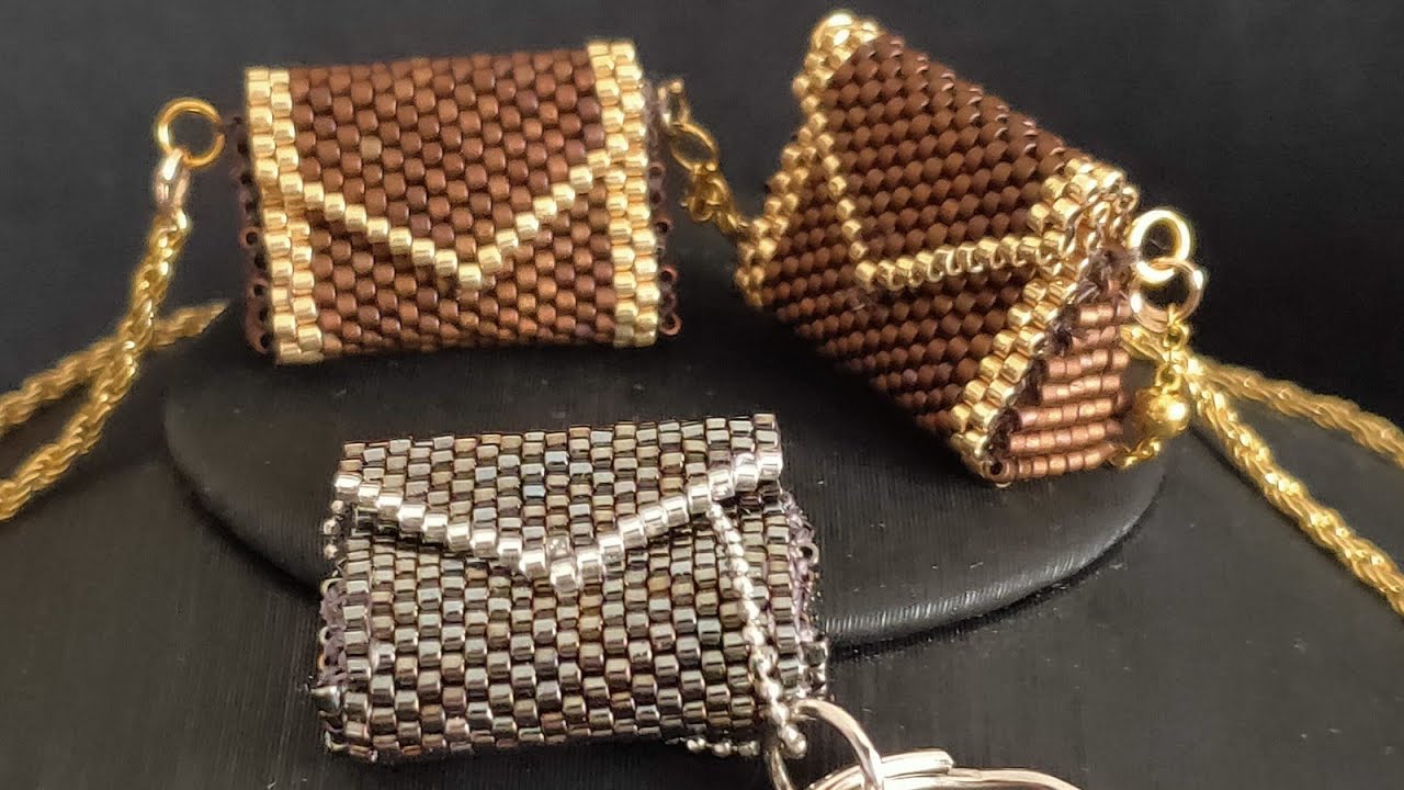Tek Sayılı Peyote Örgüsü & 3 Boyutlu Çanta Modeli & How To Make a 3D Bag and Odd Number Peyote Weave
