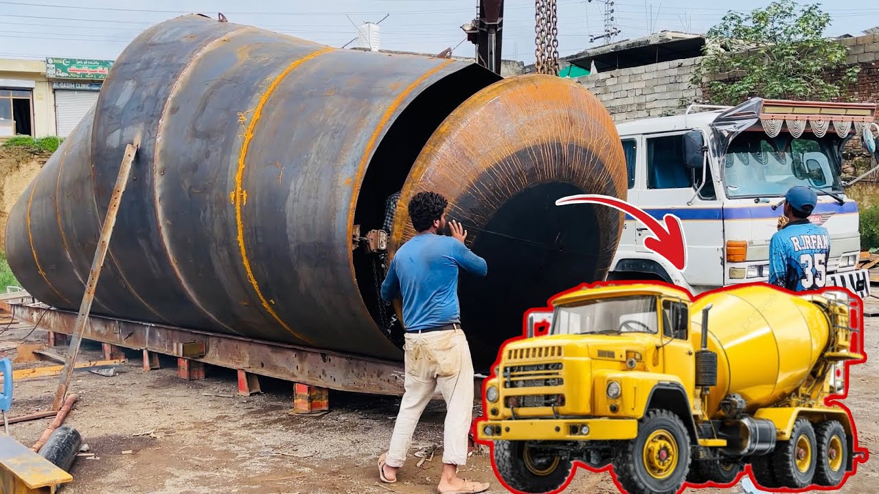How HandMade Massive Cement bulker are Made in Open Land Build