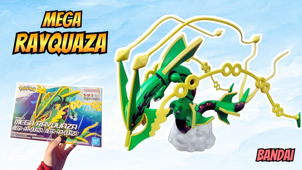 Trải Nghiệm Siêu Phẩm Bandai Mega Rayquaza Model Kit Cực Cháy 🔥