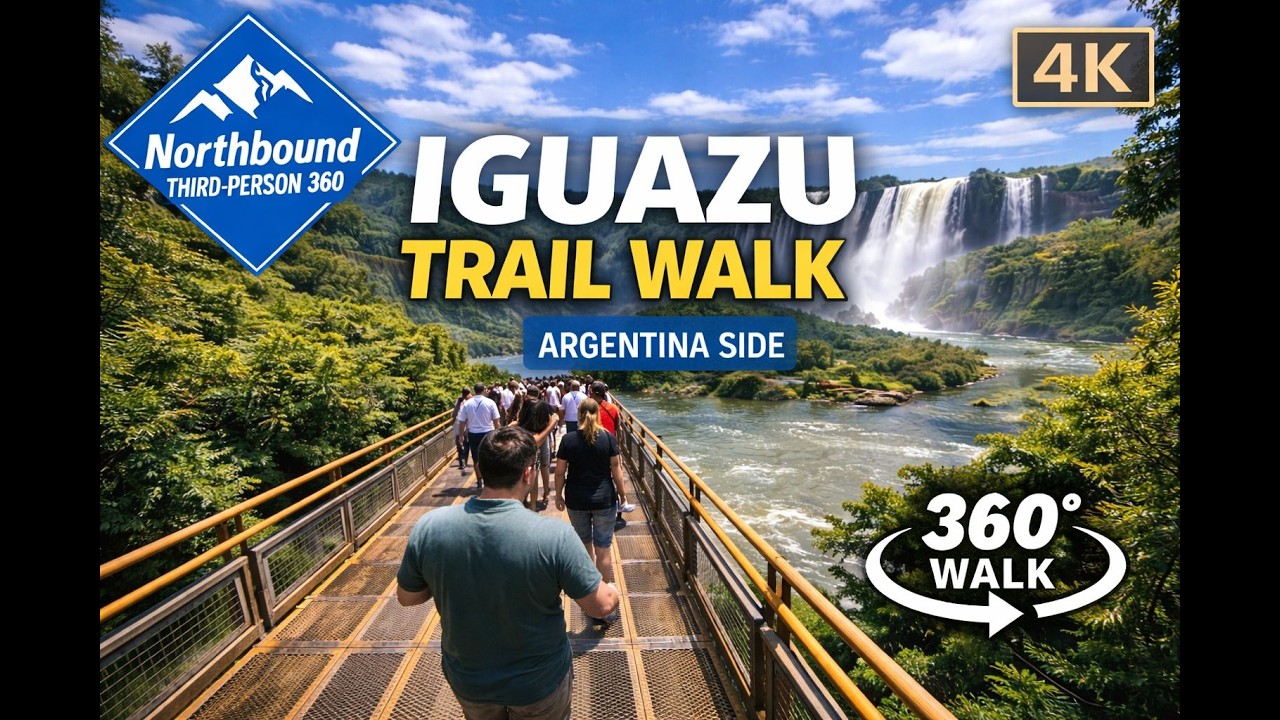 Before Iguazu Falls: Walking the Boardwalk Over the Iguazu River (Argentina) | 360
