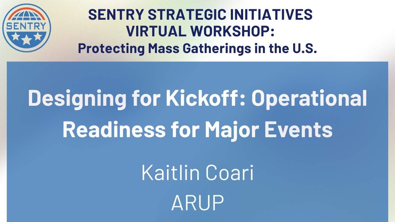 Transportation Security: Kaitlin Coari, ARUP