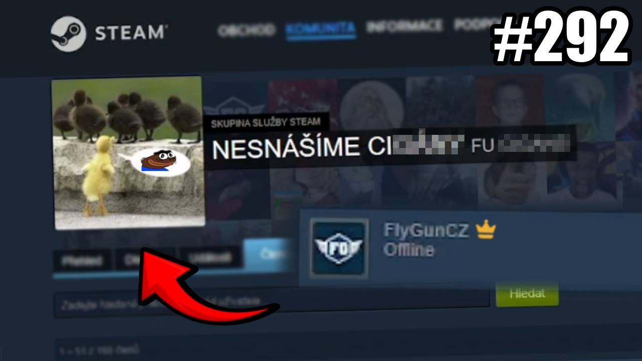 MELICHAR VLASTNIL STEAM SKUPINU S NÁZVEM 