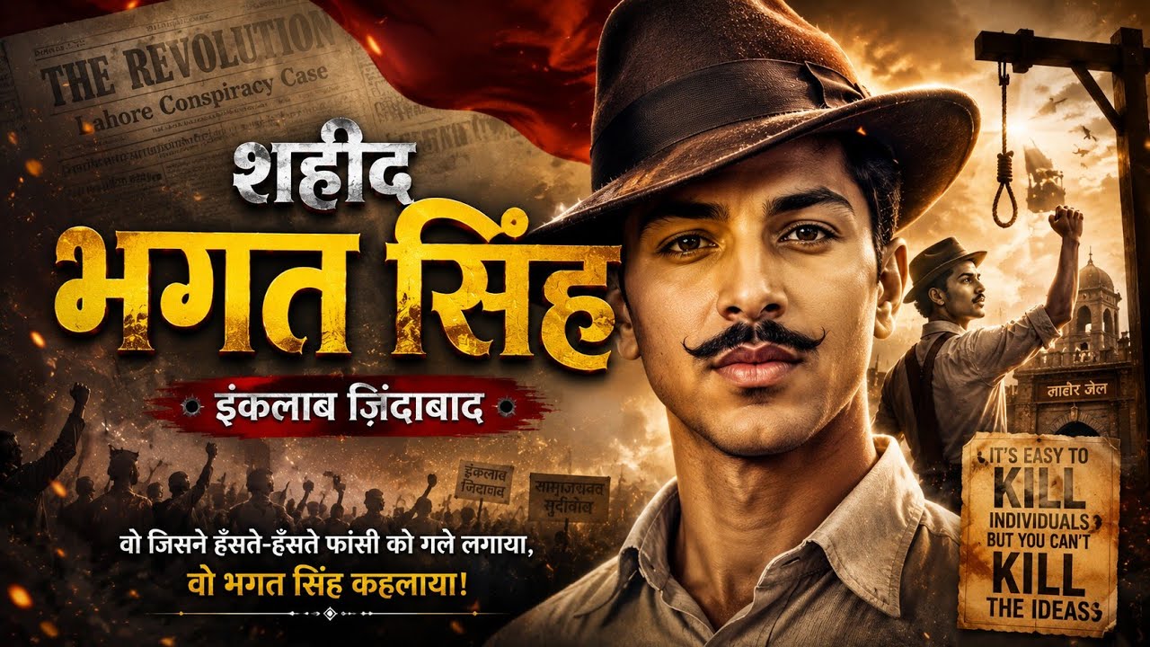 भगत सिंह – इंक़लाब का नाम | Bhagat Singh Biography Powerful Motivational Hindi Rap New Rap Song 2026