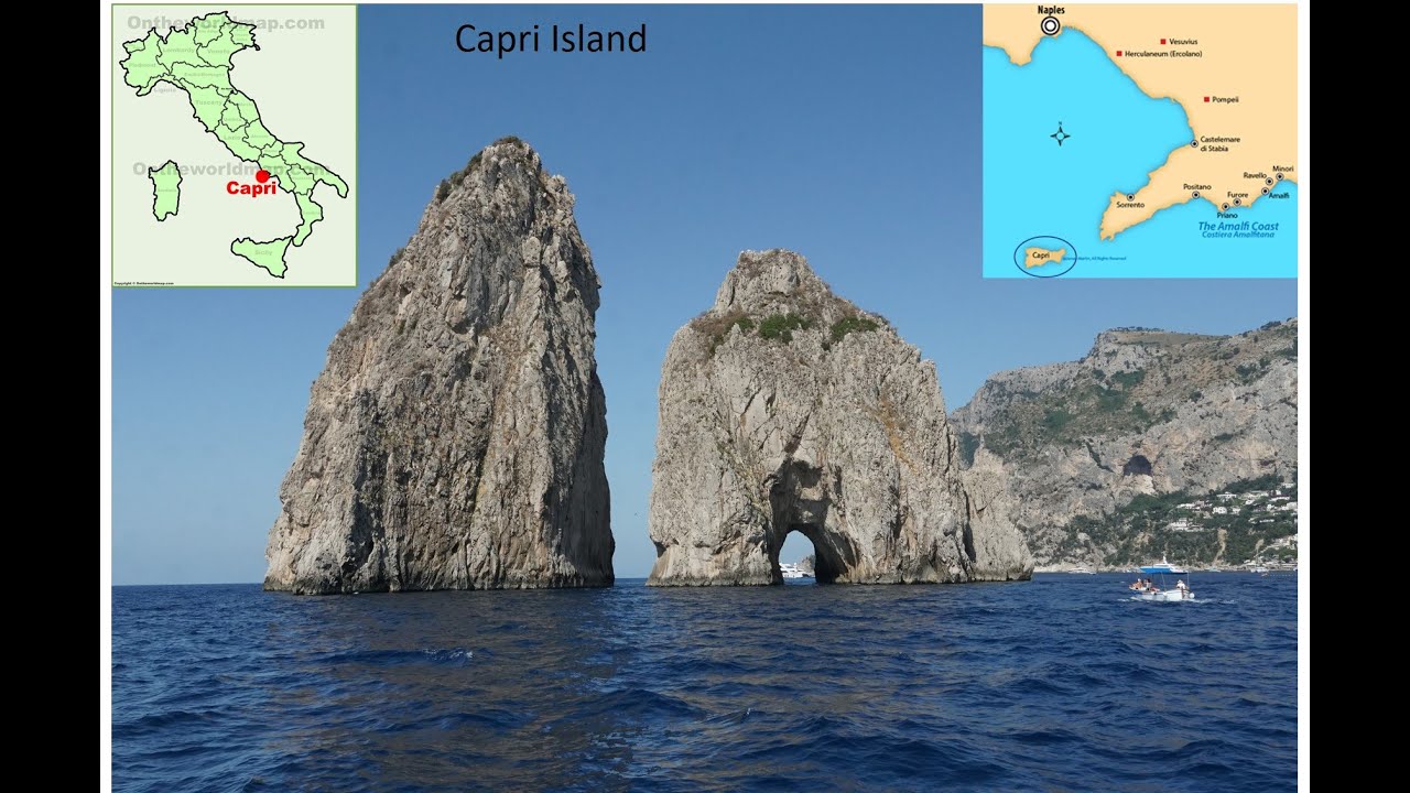 Capri boat cruise around the most scenic Italian island. Day 5, 2022 All Italy Trip; Капри