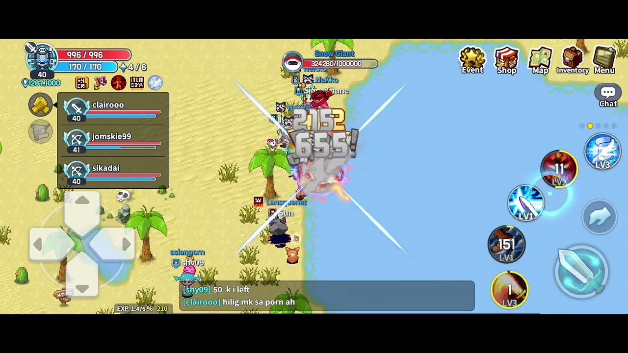 IMO TWOM: DEVILANG SERVER| HSP KILLING SNOW GIANT 