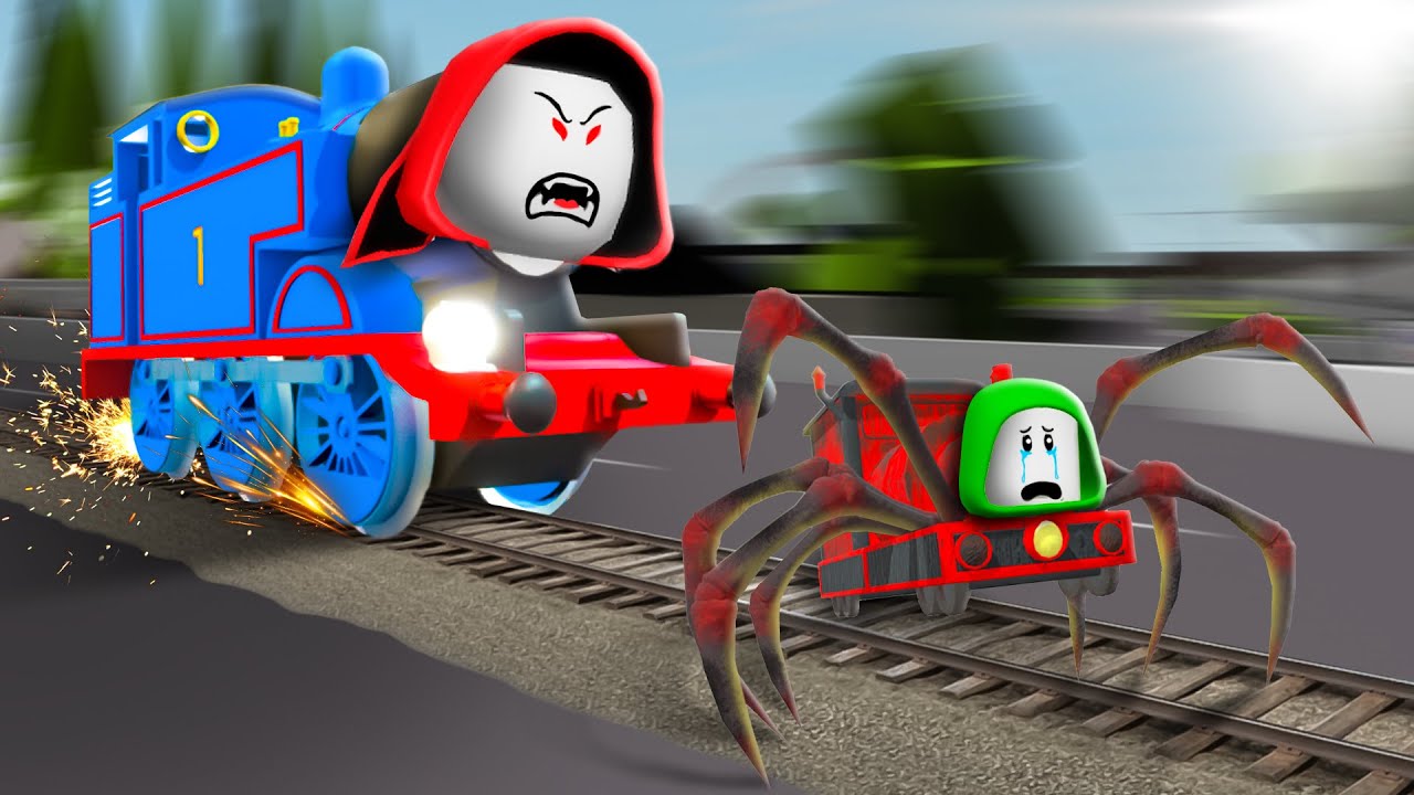 Thomas JJ  and Choo Choo Charles Mikey | Maizen Roblox | ROBLOX Brookhaven 🏡RP - FUNNY MOMENTS