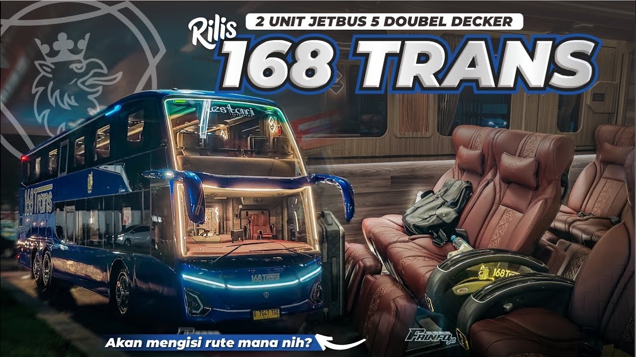 Tampil Elegant & Ganteng🤩Kejutan Kembali Hadir Dari PO 168 Trans | Akan Jalan Di Rute Mana ?