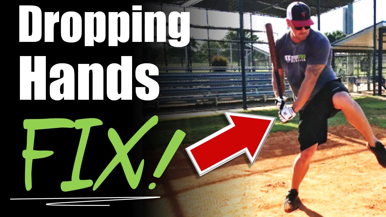 7 Baseball Hitting Drills to STOP Dropping Hands [DROP HANDS FIX]