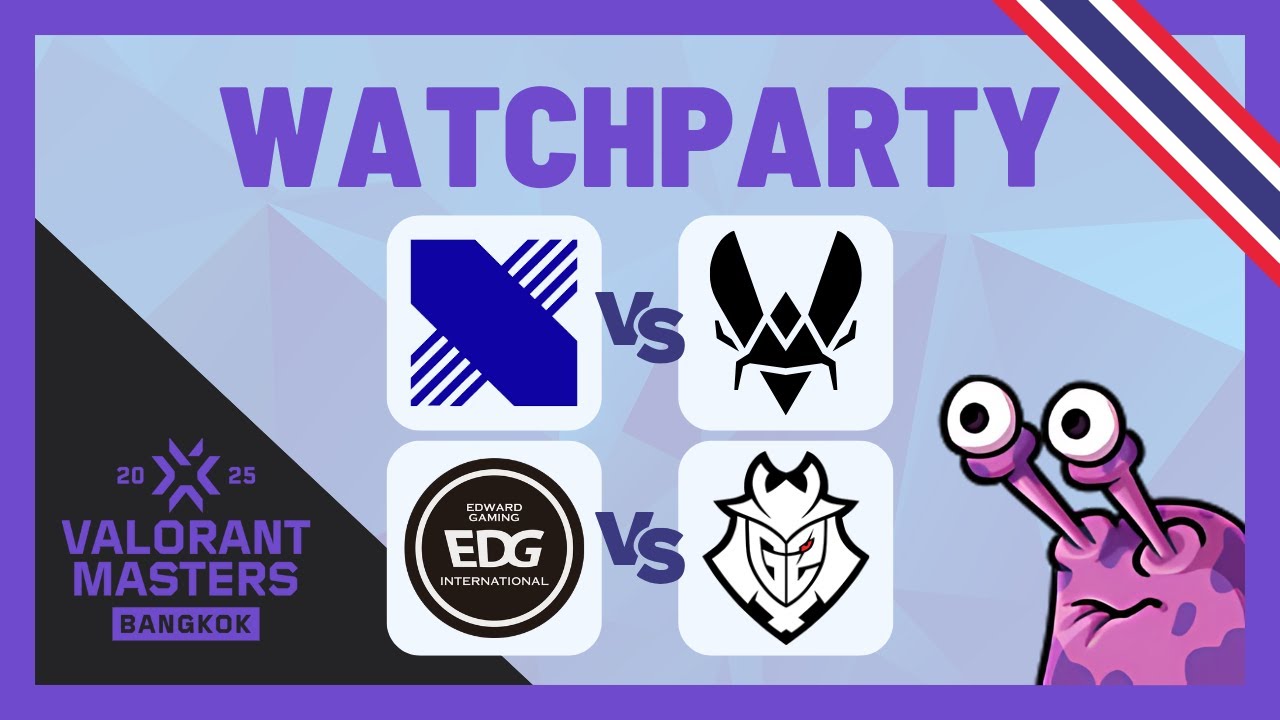 DRX vs VIT & EDG vs G2 - VCT Masters Bangkok Swiss Stage (1-0) #MastersCostream