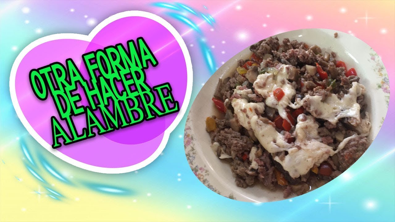 ALAMBRE DE CARNE MOLIDA Y CHAMPIÑONES LAS RECETAS DE AIMEP3