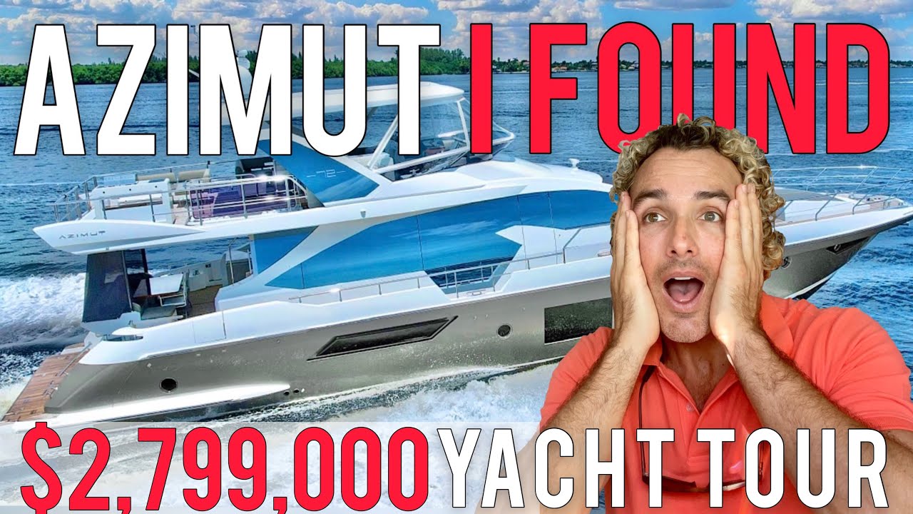 СЕНСАЦИОННЫЙ тур на яхте Azimut 72 Flybridge за 2 799 000 долларов / Новый поворот в обзорах яхт