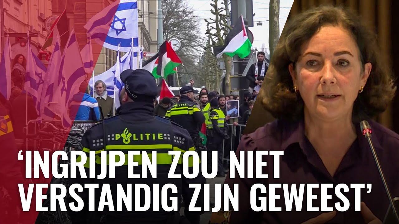 Halsema in debat over optreden demonstraties Holocaustmuseum