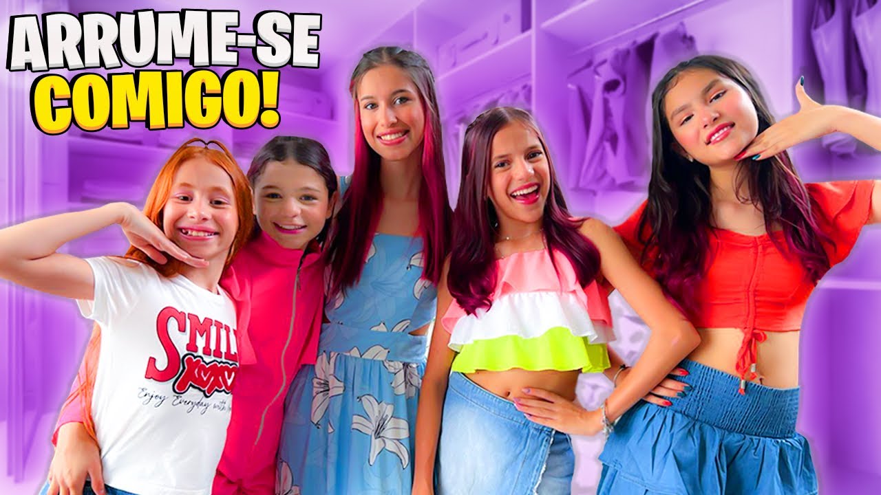 ARRUME-SE COMIGO NA CASA DA JESSICA SOUSA PARA O ANIVERSÁRIO DA LOUISE