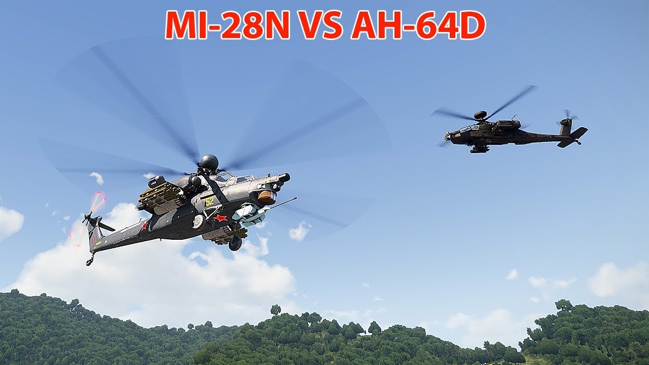 [ARMA 3] Apache đối đầu MI-28N và Ka-52 - kết quả bất ngờ!