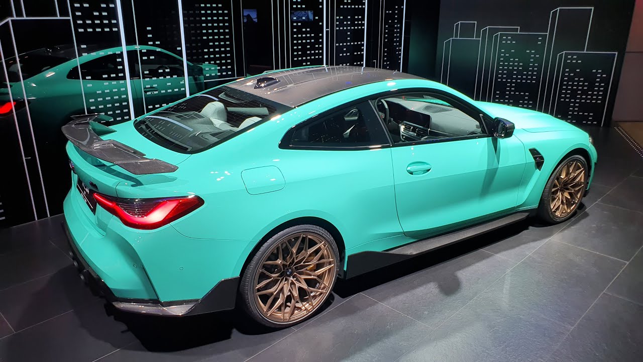 BMW M4 Competition Coupé G82 - BMW Individual Mintgrün / BMW M Performance Parts