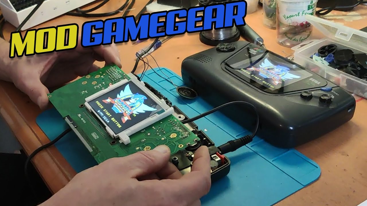 MOD GAMEGEAR : MONTAGE D'UN ÉCRAN LCD RETROSIX AVEC HENRI !